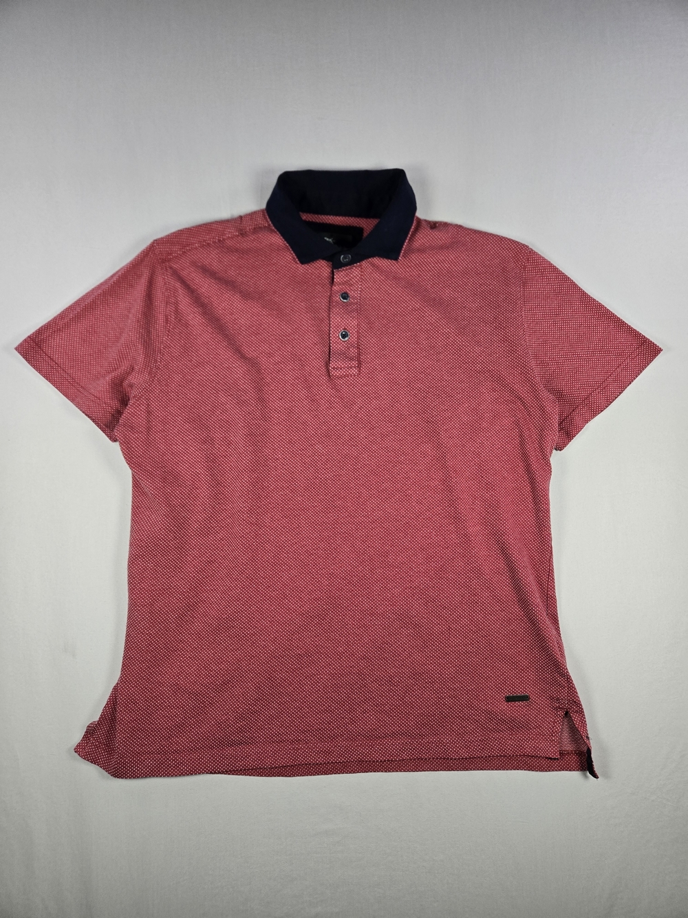 Rodd & Gunn Stanley Point Sports Fit Preppy Polo Red Navy XL